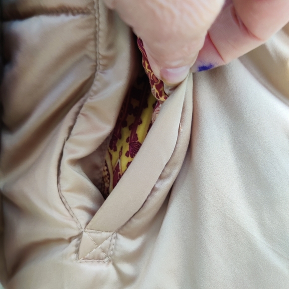 Me George satin metallic gold puffer coat - Picture 11 of 16